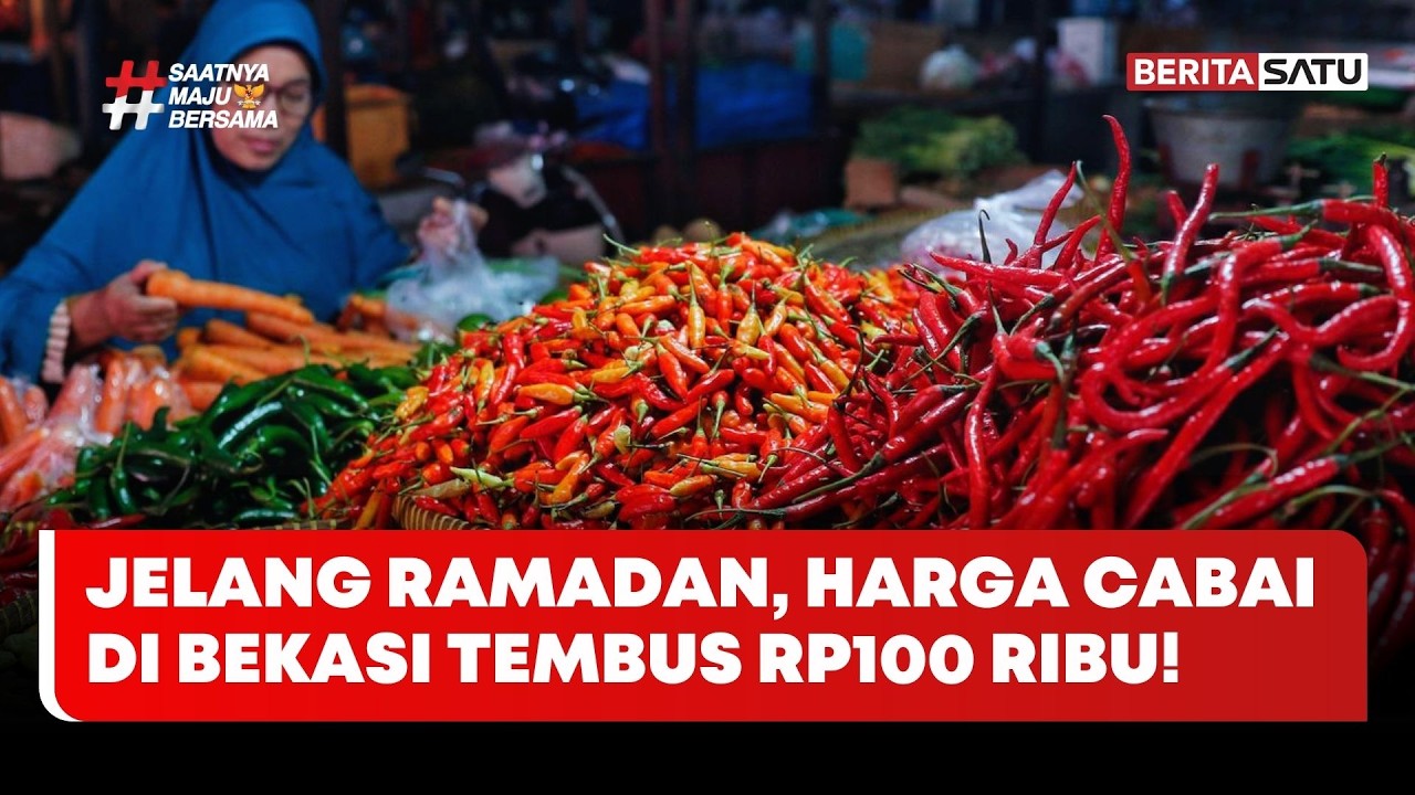 Jelang Ramadan, Harga Cabai di Bekasi Tembus Rp100 Ribu! #beritasatu