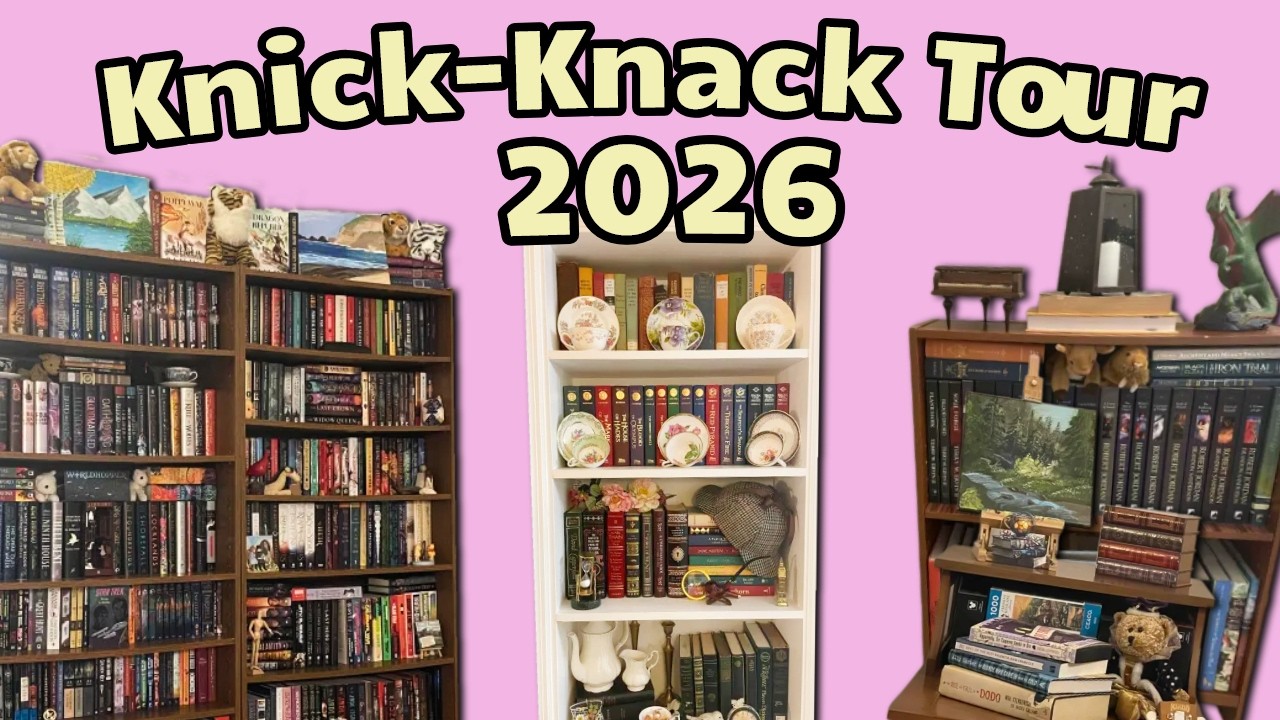 Every Knick-Knack on my Bookshelves