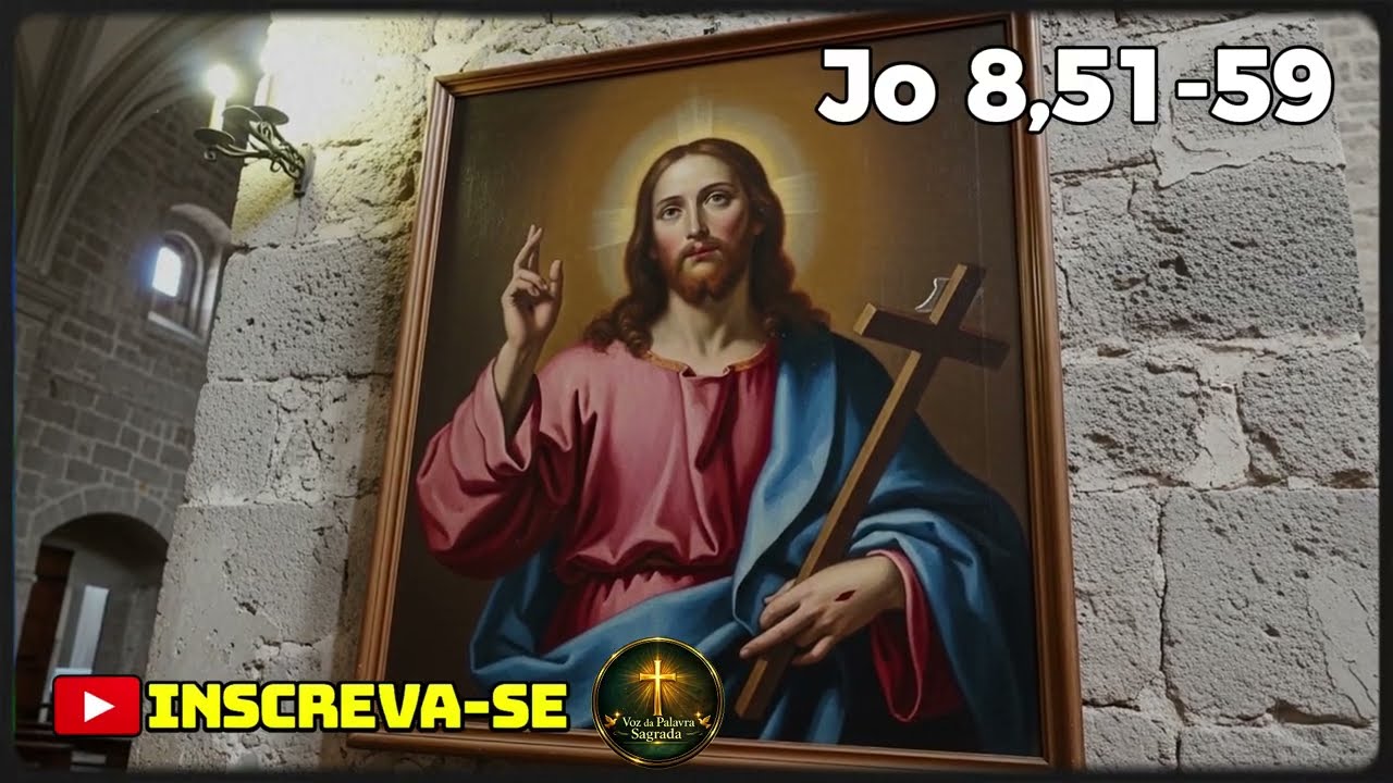 EVANGELHO DE HOJE - 26/3/2026 | Jo 8,51-59 | PADRE REGINALDO MANZOTTI