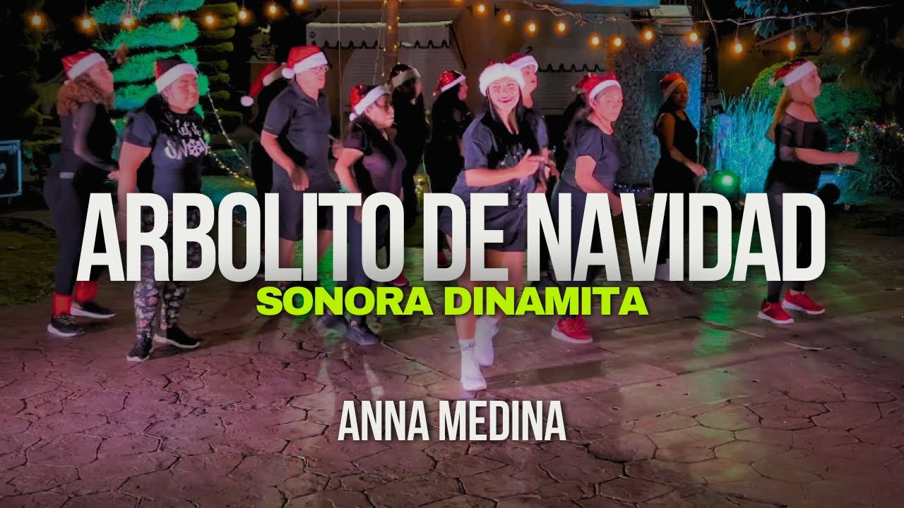 ARBOLITO DE NAVIDAD CUMBIA | Clase ZUMBA MEXICANA 🎄 EN VIVO | ANNA MEDINA ZUMBA