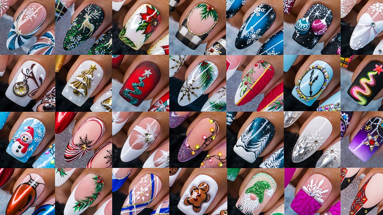 30+ Best Christmas Holiday Nail Art Ideas🎄| Big Festive Nail Art Compilation