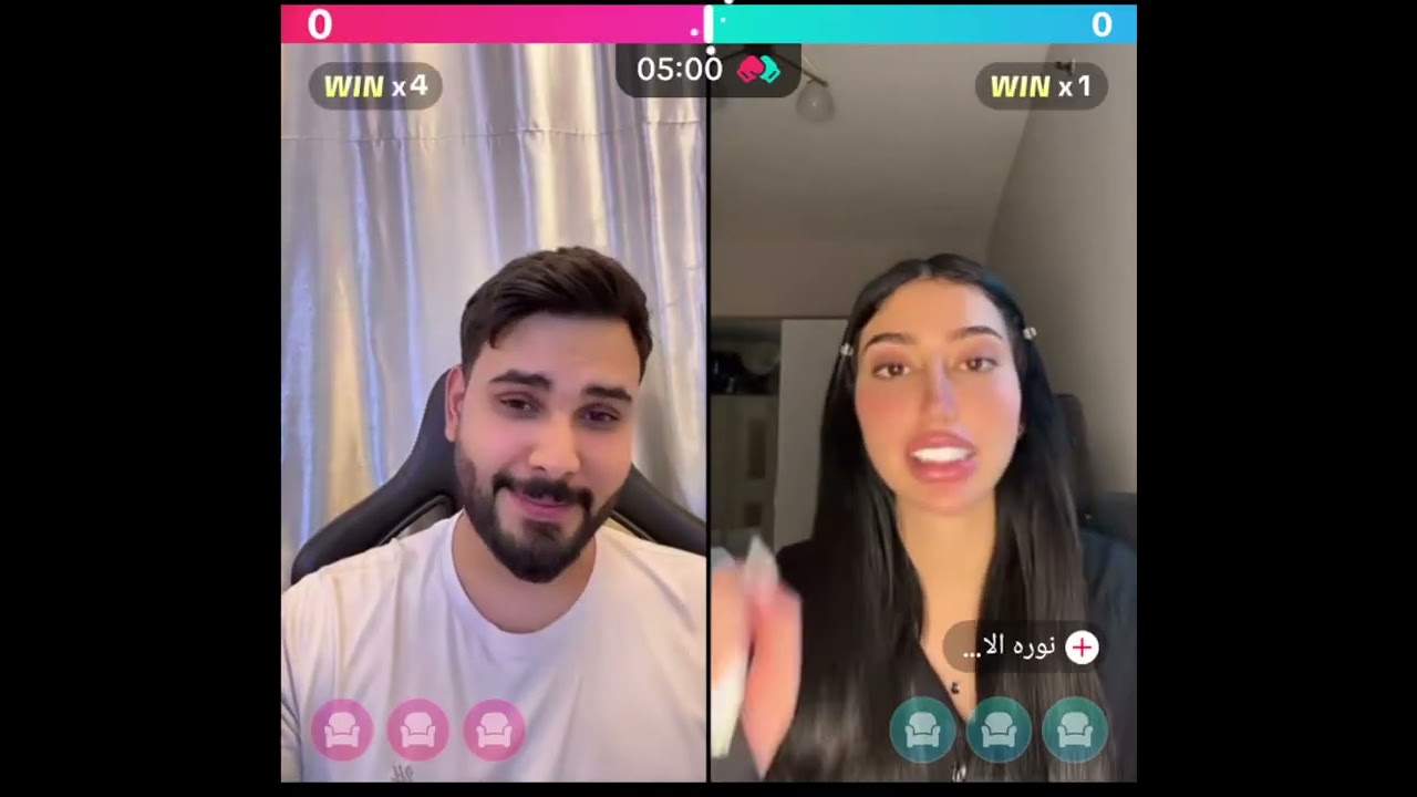 محمود المكسيكي كيست مع نورا الاسدي و جولات رباعية بث 3\18