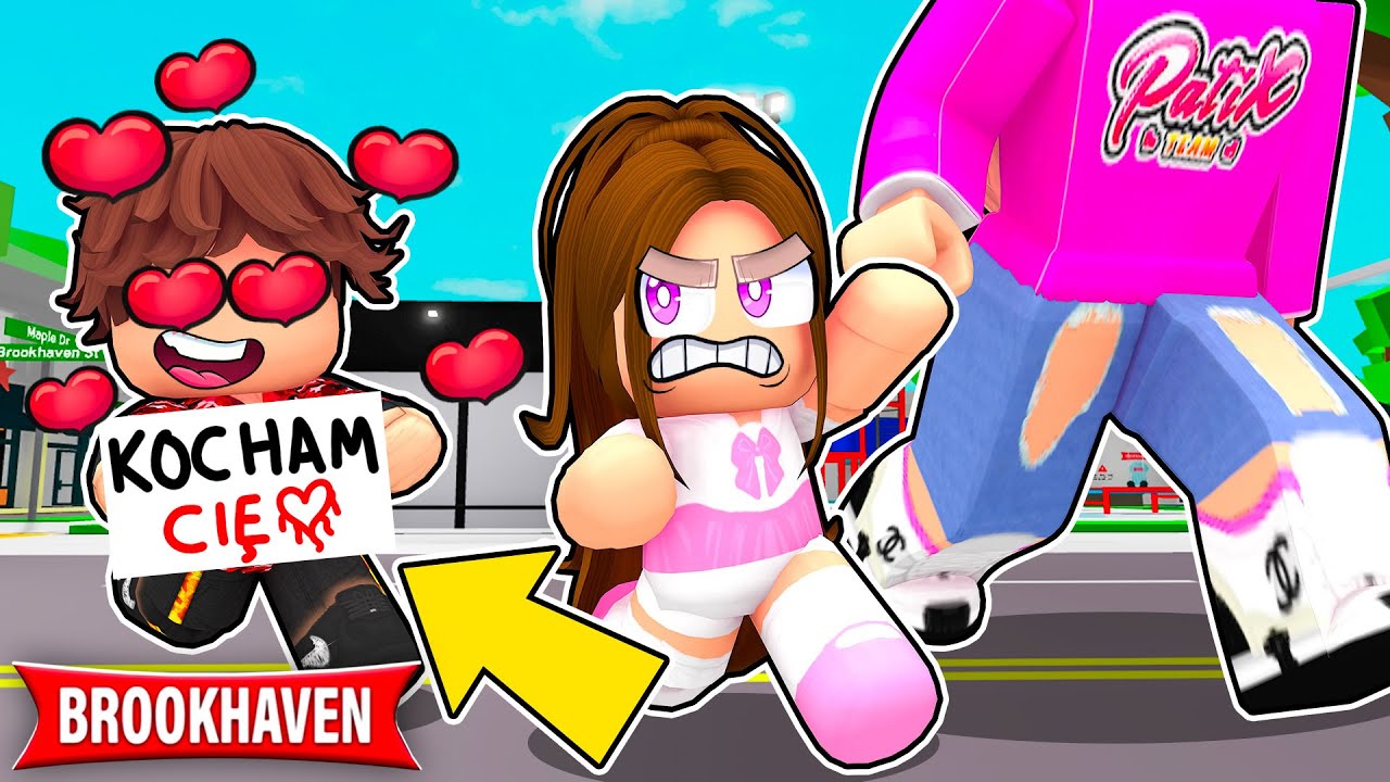 MAŁA AMI POZNAŁA NOWEGO KOLEGĘ, ALE COŚ POSZŁO NIE TAK... na BROOKHAVEN w ROBLOX!