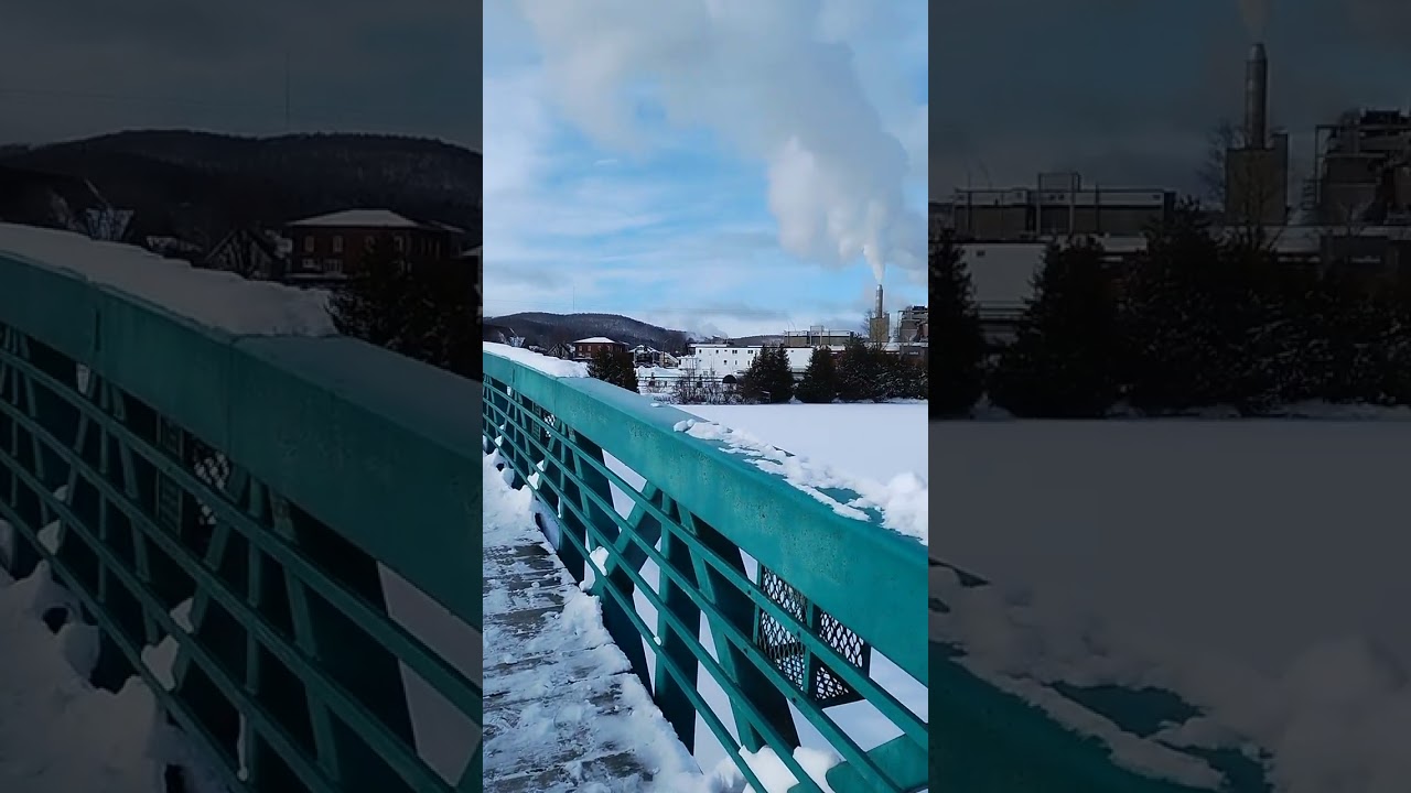 Le pont en M Centre Ville Edmundston 27 Décembre 2025