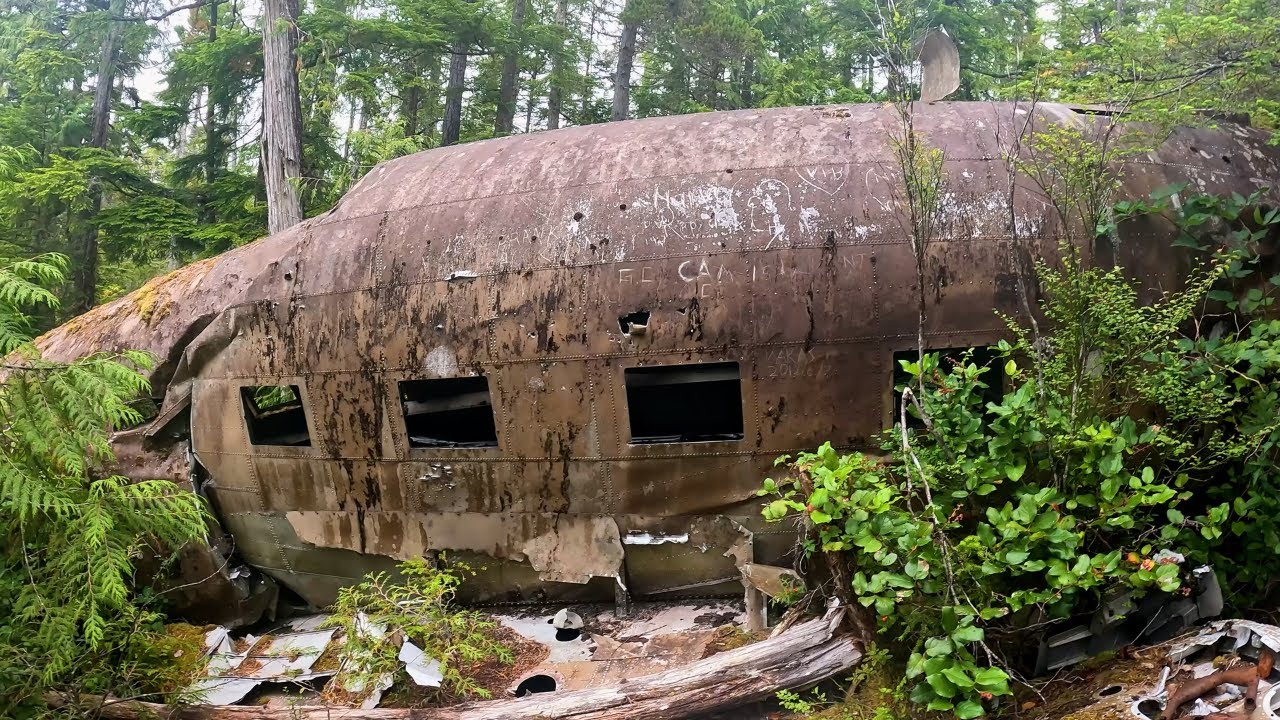 WWII Dakota 576 Plane Crash Site & Little Huson Caves | Northern Vancouver Island