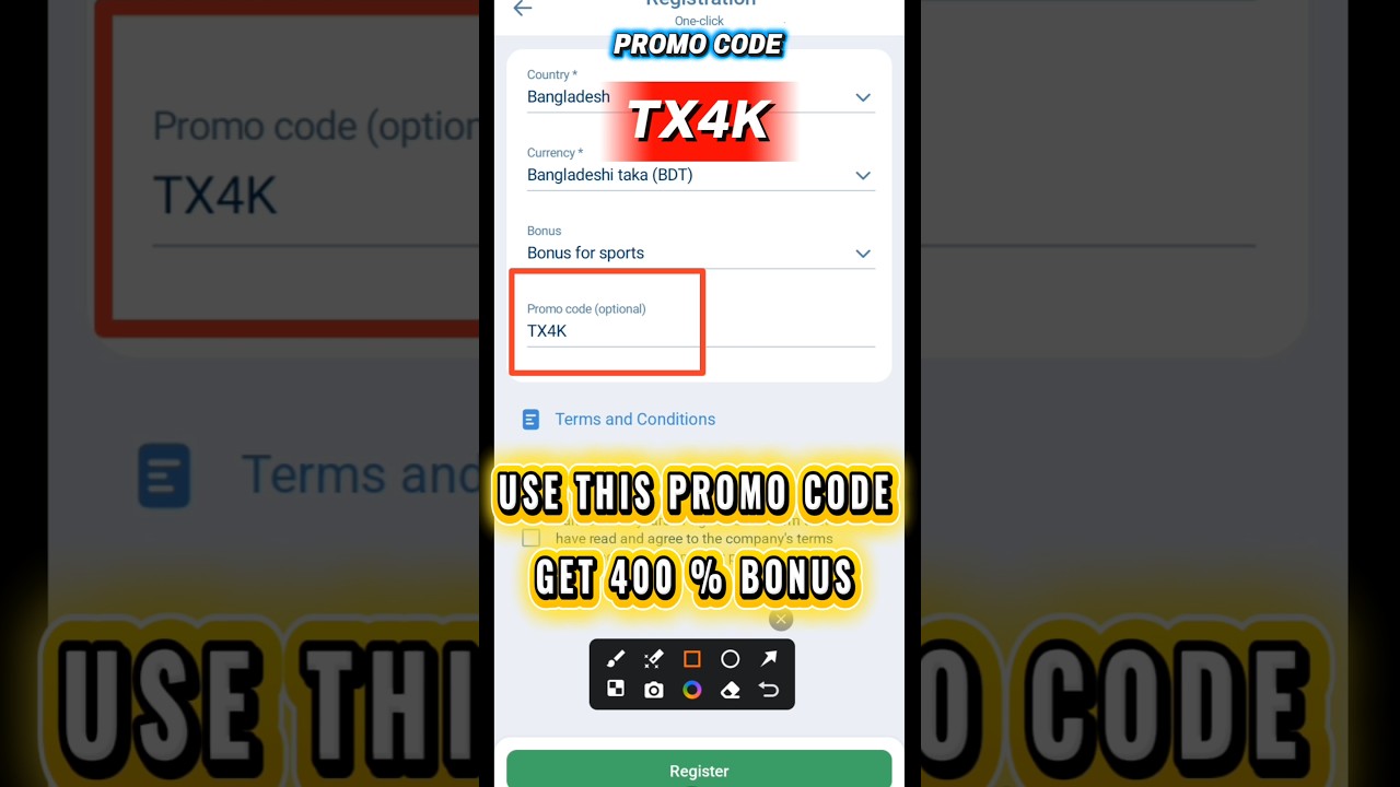 1xBet Promo Code | How to create 1xBet account | 1xbet account kivabe khulbo | 1xbet registration