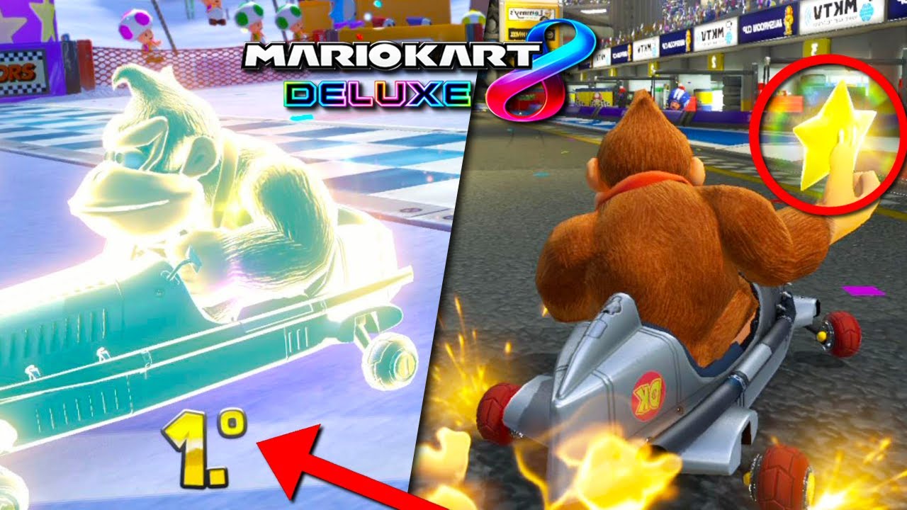 MANTENIENDO LOS MEJORES OBJETOS HASTA LA META EN MARIO KART 8 DELUXE | Nintendo Switch