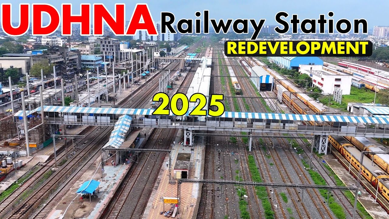 Udhna Junction Railway Station Redevelopment | Surat Gujarat #4k 