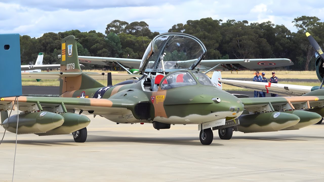 Ferocious and Noisy: Cessna A-37 Dragonfly Attack Jet 