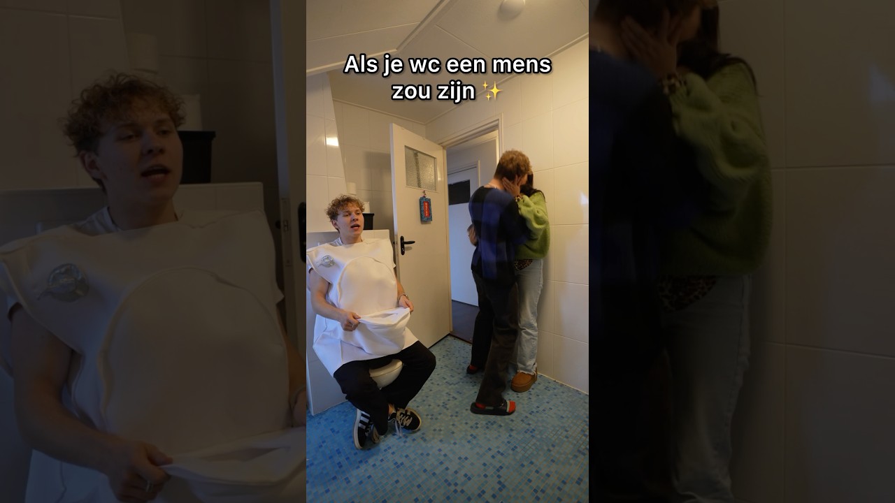 Als je wc een mens zou zijn 🚽🧻 Hoe laat zie jij deze video? 🤔 