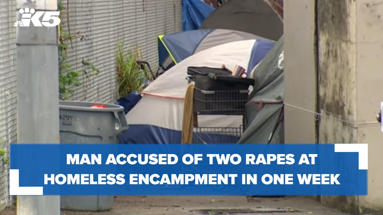 Seattle man accused of 2 rapes at encampment in a week