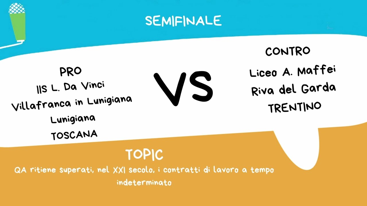 Semifinale IIS Leonardo Da Vinci (Toscana) VS Liceo A. Maffei (Trentino) - Sez. Italiano - CND 2025