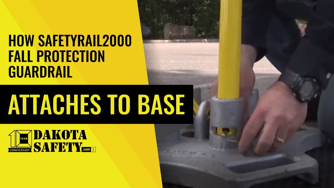 Attaching Rail to Base with SafetyRail2000 System