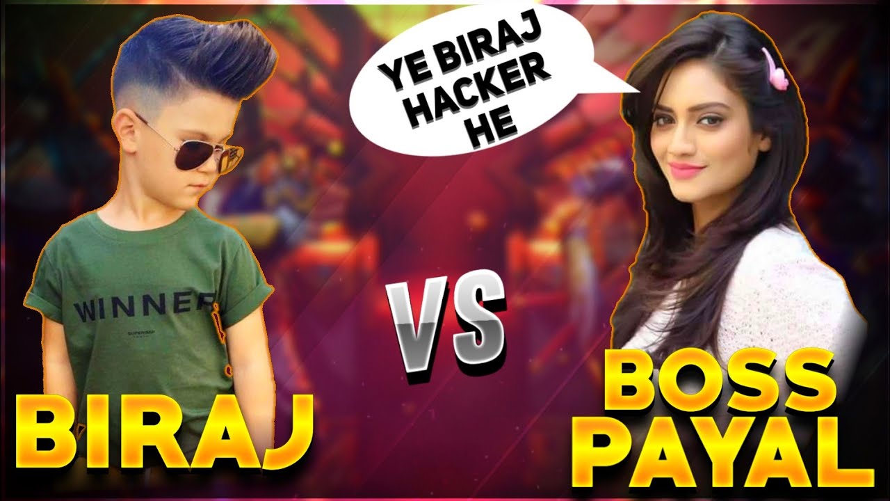 Biraj is Hacker? | Desi Biraj VS Boss Payal || Bindass Laila || Garena Free Fire || Total Gaming