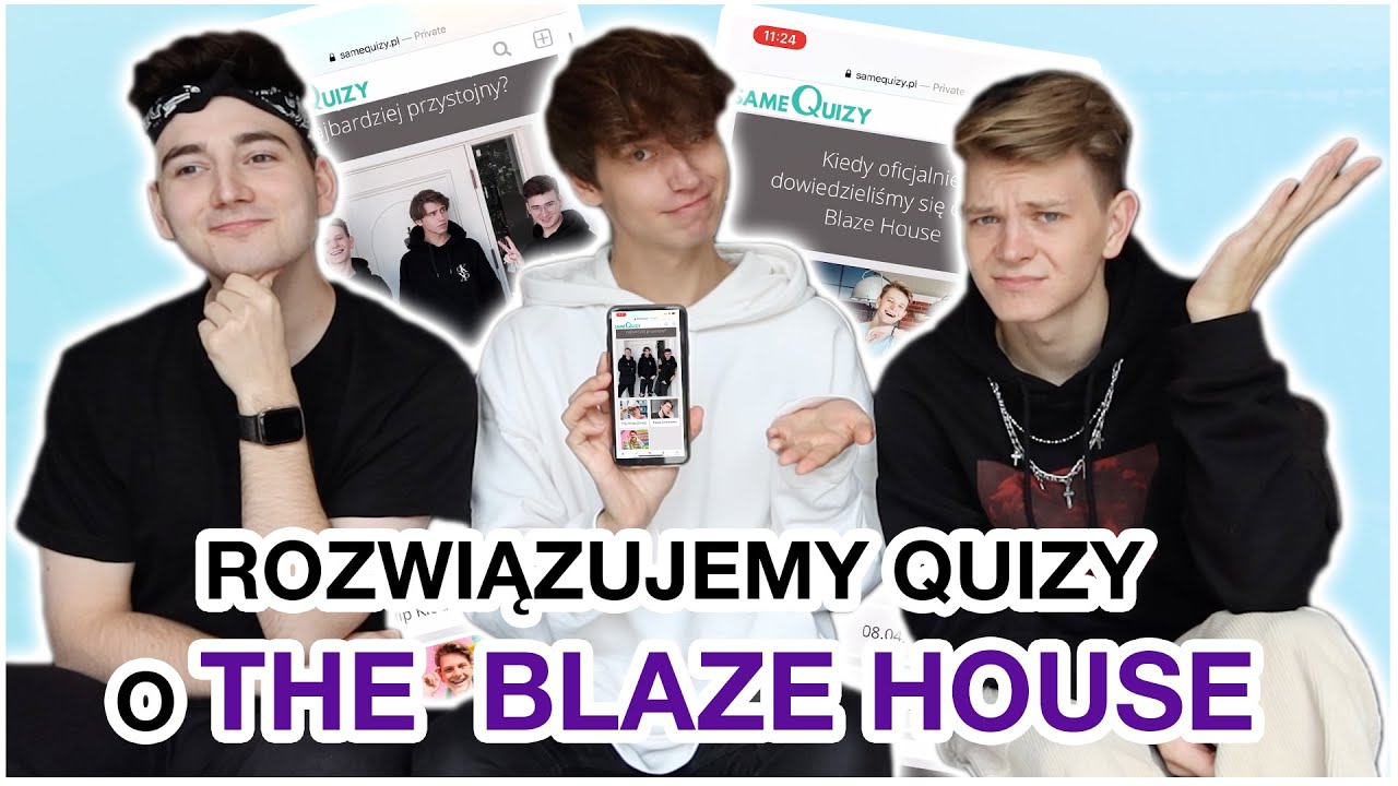 KTO JEST PRZYSTOJNIEJSZY? 😏 | ROZWIĄZUJEMY QUIZY O THE BLAZE HOUSE 🔥
