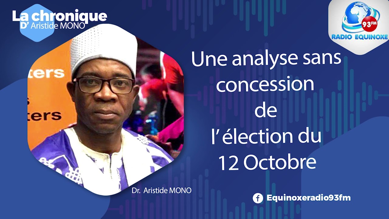 CHRONIQUE ARISTIDE MONO DU JEUDI 22 JANVIER 2026 - EQUINOXE TV
