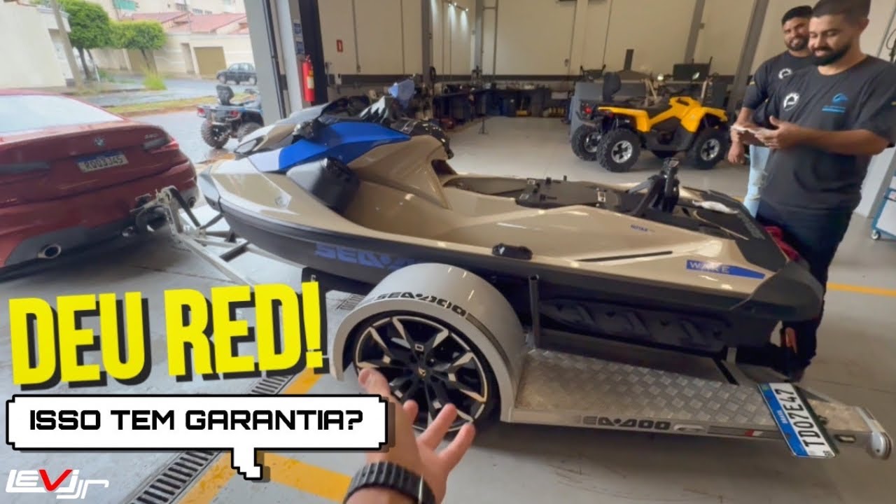 DEFEITO CRÔNICO JET SEADOO, TIVE QUE MANDAR PRA GARANTIA