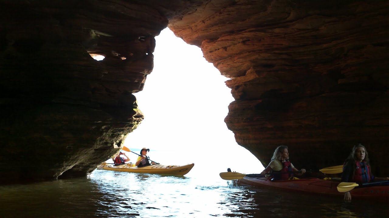 Apostle Islands Sea Caves with Lost Creek Adventures