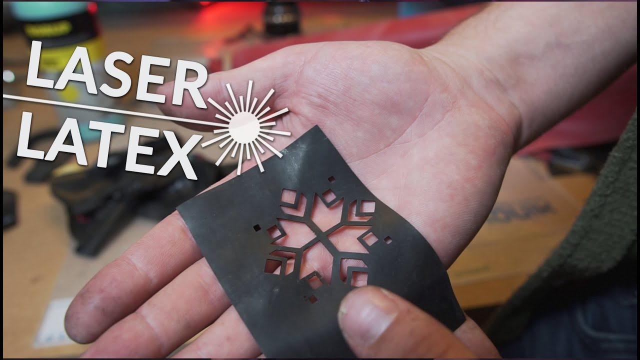 Can you laser cut latex ? // tips and tricks using a cheap Chinese 40w laser