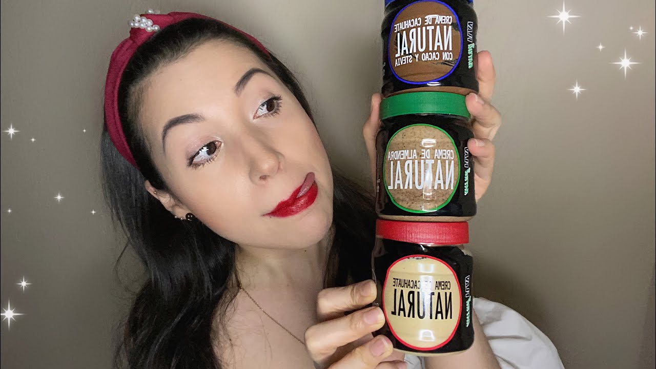 ASMR Comiendo Pan Tostado y Galletas con Crema de Almendras, Cacahuate y Cacao