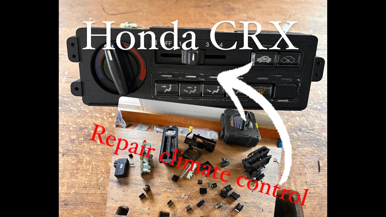 Repairing Honda CRX ED/EE climat control housing
