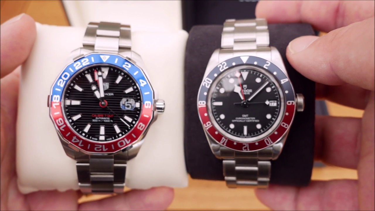 Tag Heuer Aquaracer GMT & Tudor Black Bay GMT - Review & Comparison!