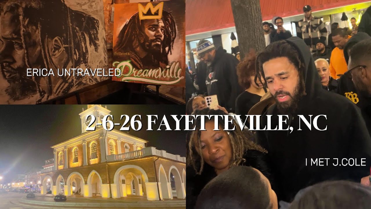 2.6.26 Day in Fayetteville, NC| Met My Rap Idol J.Cole|