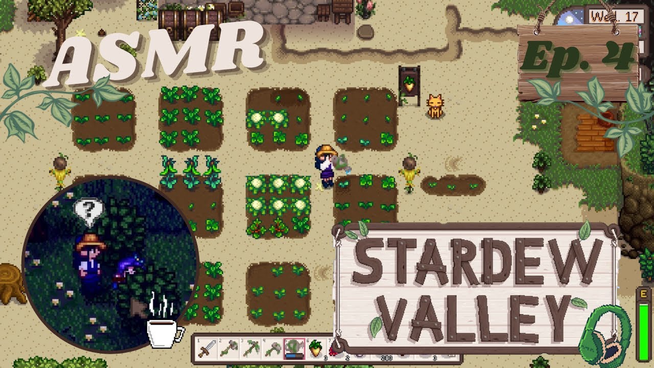 ASMR gaming | 🌱 farm with me in Stardew Valley