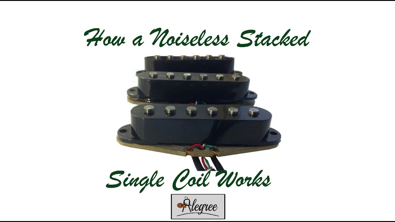 How a Noiseless Stacked Single Coil Pickup Works
