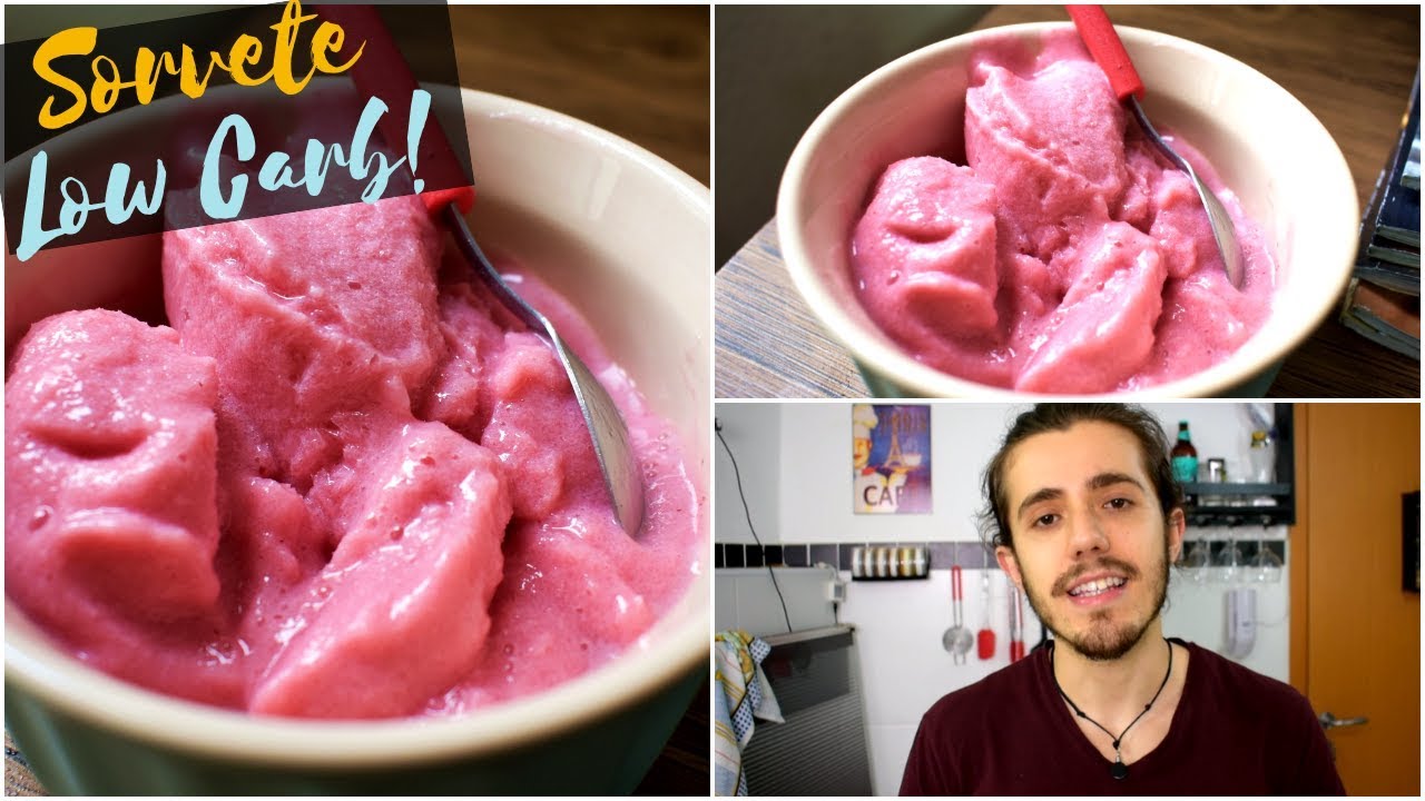 Sorvete Fácil de Iogurte Low Carb - Receitas com Kefir | Batata Assando