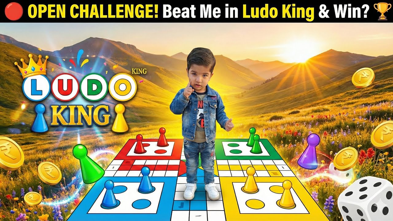 ​🔴 OPEN CHALLENGE! Beat Me in Ludo King & Win? 🏆 #ludo #funny #video #shorts #funny #viral #trending