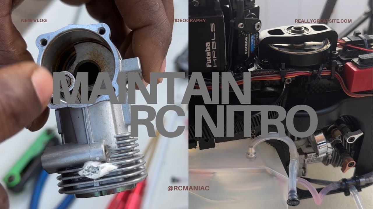 Changing rear bearings on Nitro engine 