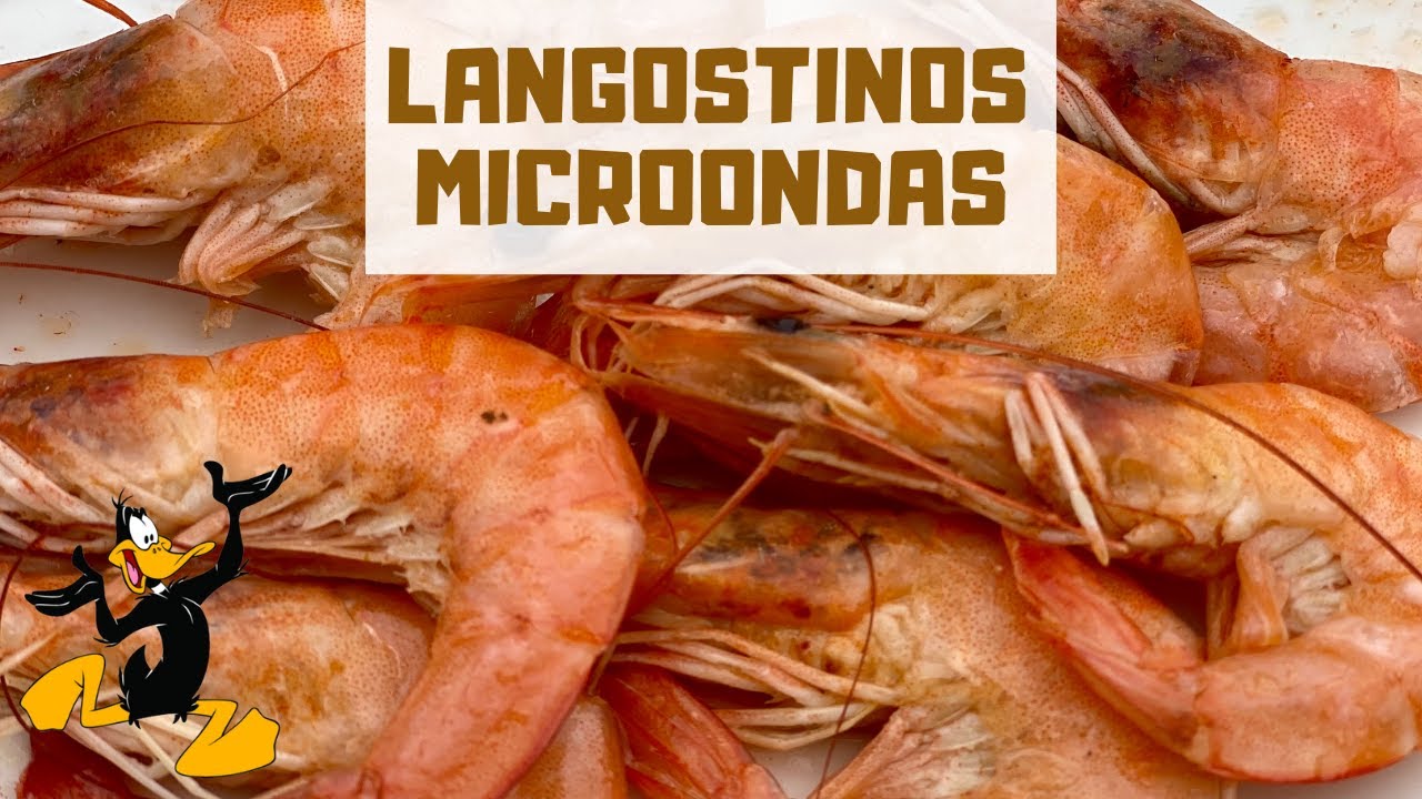 Langostinos al Microondas 🦐 ¡RECETA CON LANGOSTINOS!