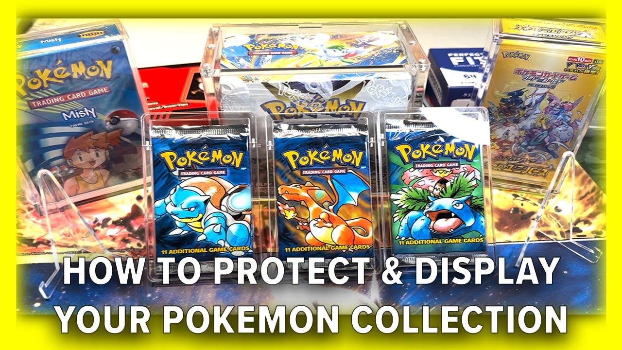 The BEST way to protect your Pokemon collection is the RIGHT way.