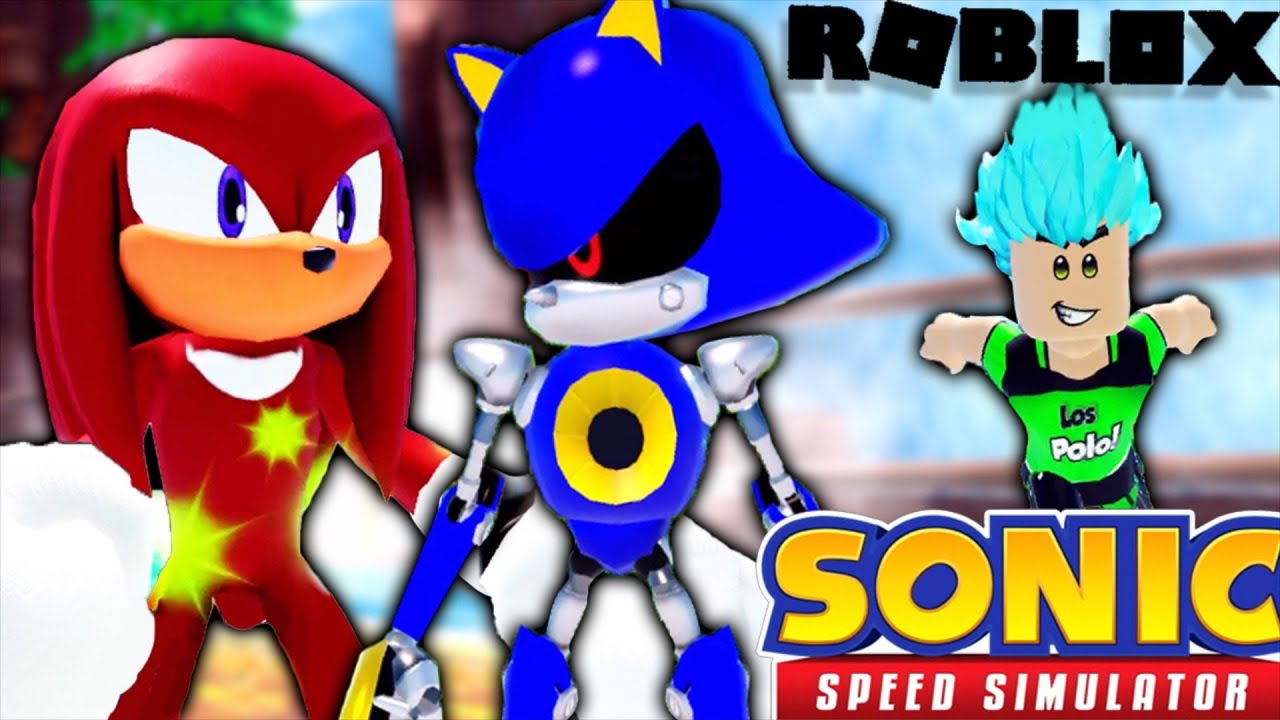 Conseguimos la skin de Knuckles en Colina Esmeralda y a METAL SONIC!!  en ROBLOX