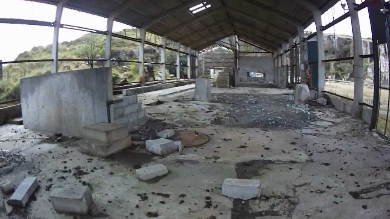 FPV Quadcopter Merrivale Quarry, Dartmoor high winds UK