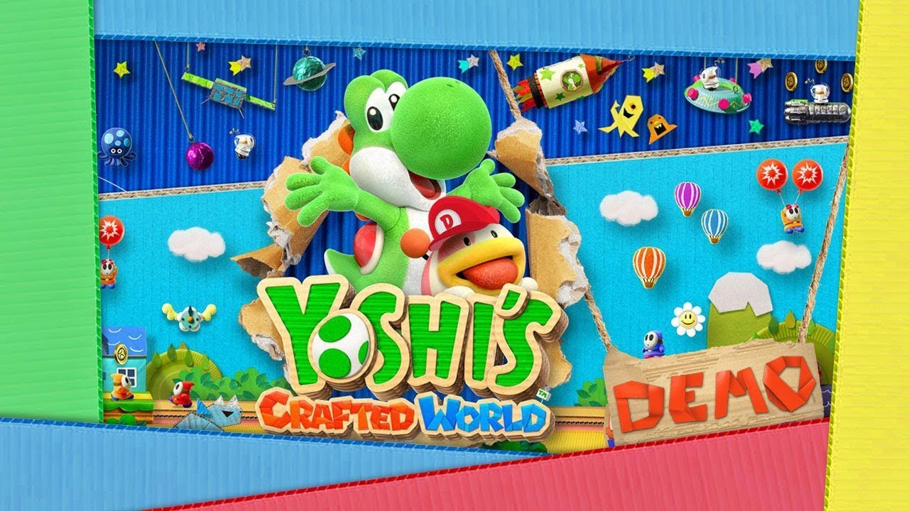 YOSHI'S CRAFTED WORLD Demo 📦 Dampflok-Rennen in der Sonnenschein-Station