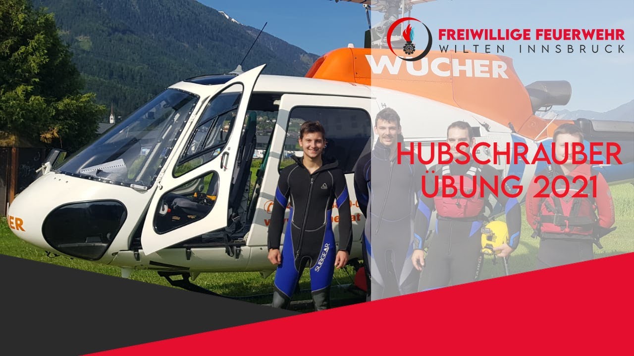 Hubschrauberübung (Helikopter) in Rietz