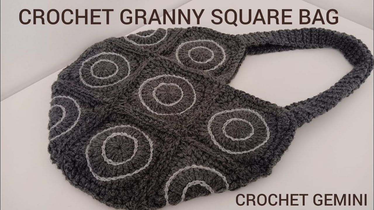 Crochet Granny Square Bag | Granny Square | Simple and Easy to make Crochet Bag Design | Woolen Bag