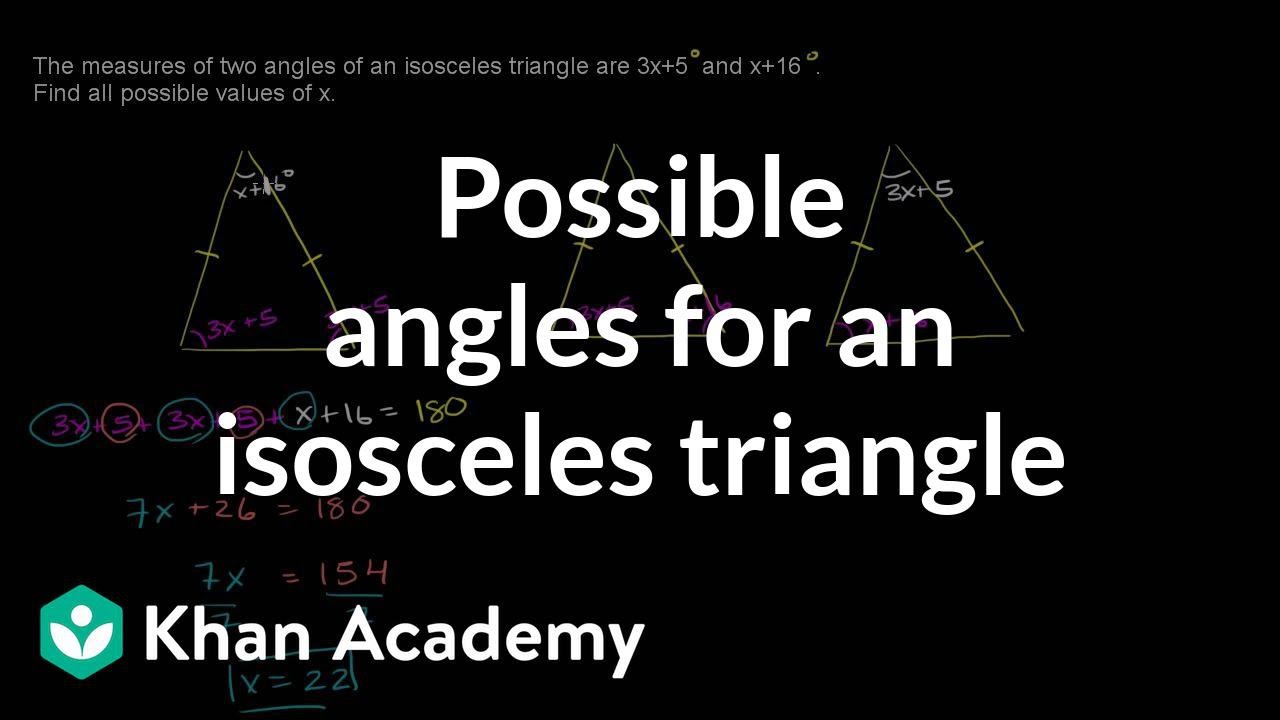 Another isosceles example problem | Congruence | Geometry | Khan Academy