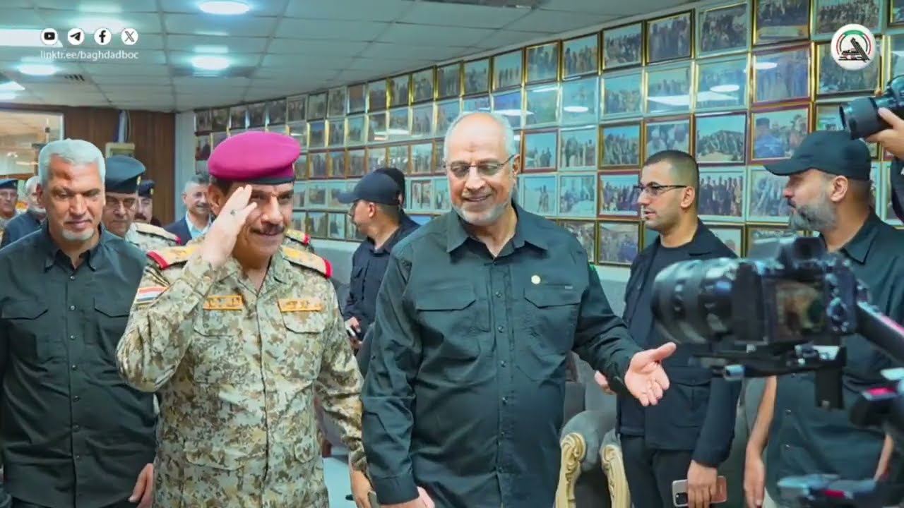 السيد عمار الموسوي يتفقد قطعات اللواء الثاني عشر المنتشرة في كربلاء المقدسة