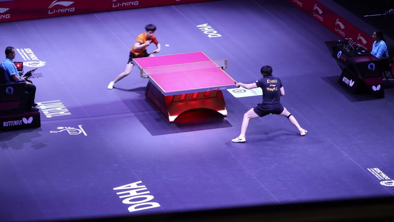 多哈世乒赛-男子单打1/4决赛【王楚钦🇨🇳4-0林昀儒（中国台北）】-第四局
