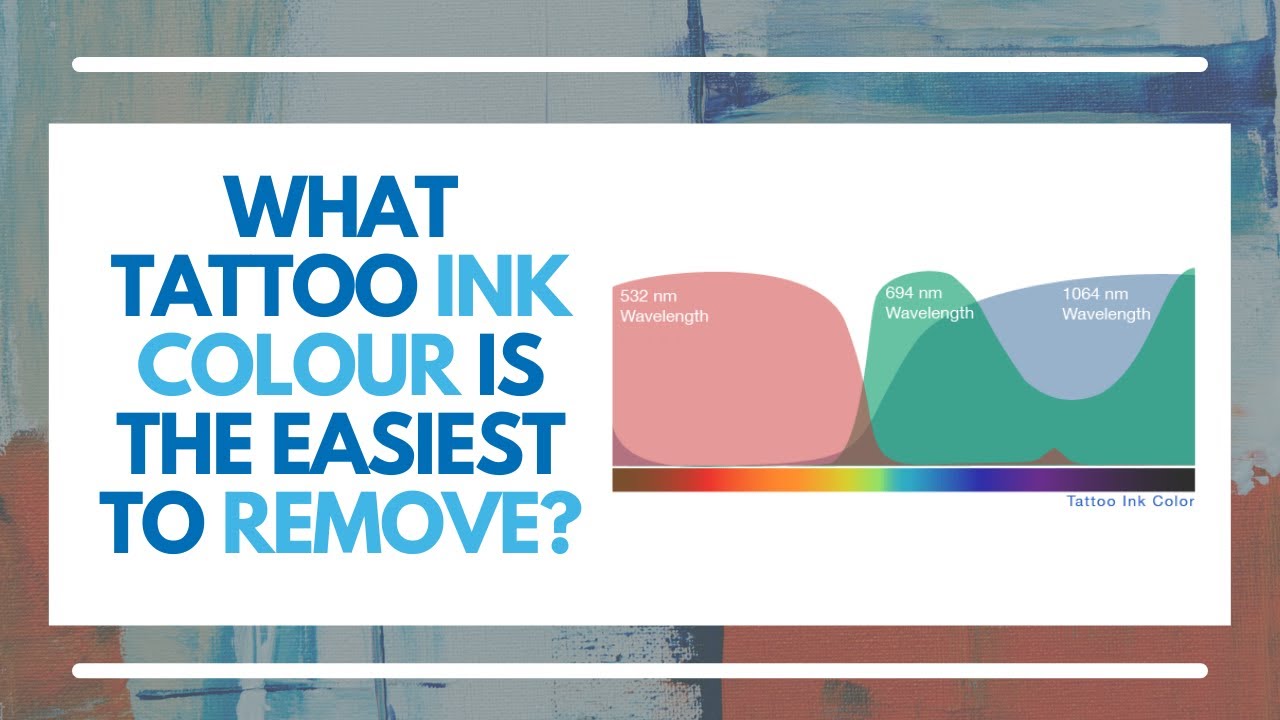 What Tattoo Ink Colour Is The Easiest To Remove?