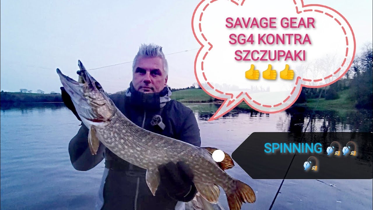 SAVAGE GEAR SG4 KONTRA SZCZUPAKI 💪👍🎣