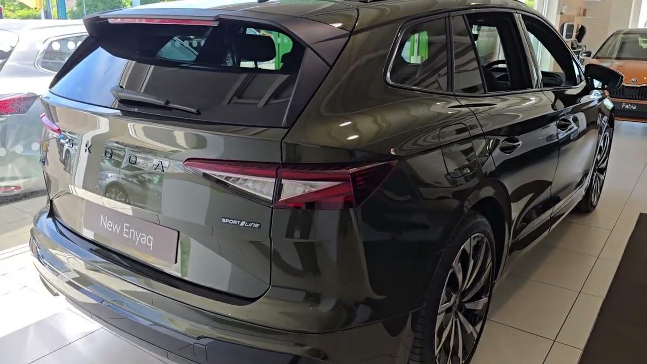 ENYAQ 85X SPORTLINE - OLIVE GREEN