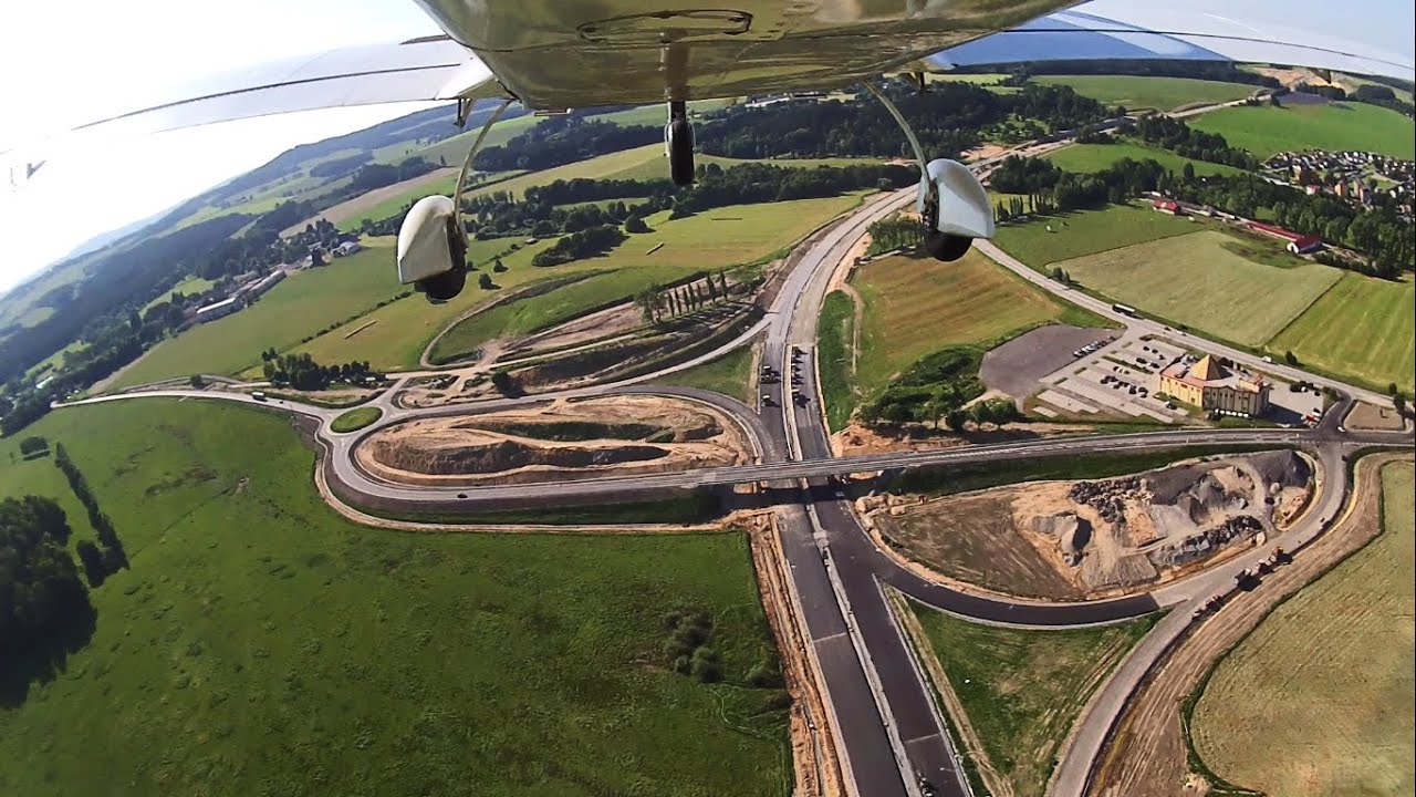 2025-06-20 Let podél budované dálnice D3 z Dolního Dvořiště do Kaplice-nádraží (11. díl).