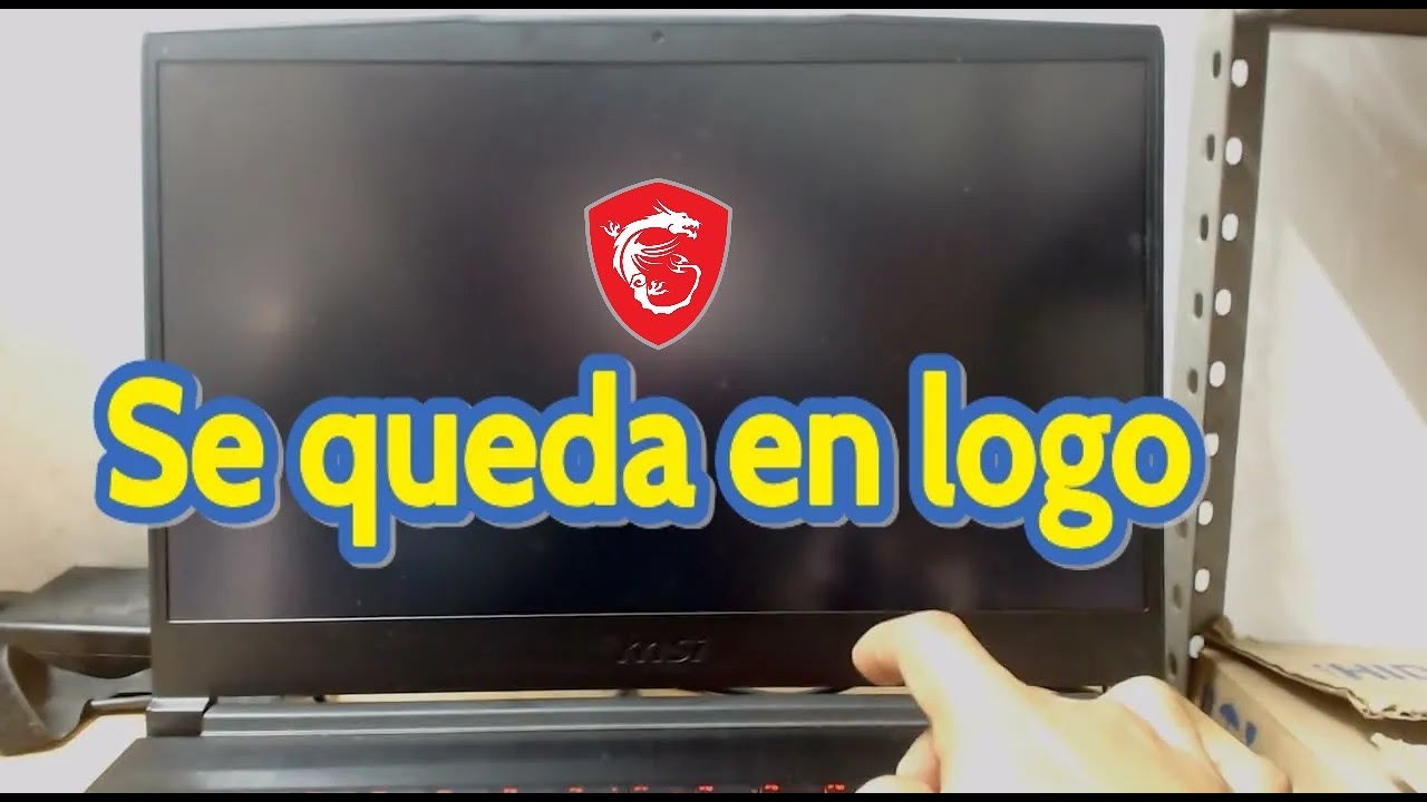 Laptop MSI se queda en el logo | Solución rápida sin programas (MS-16W2)
