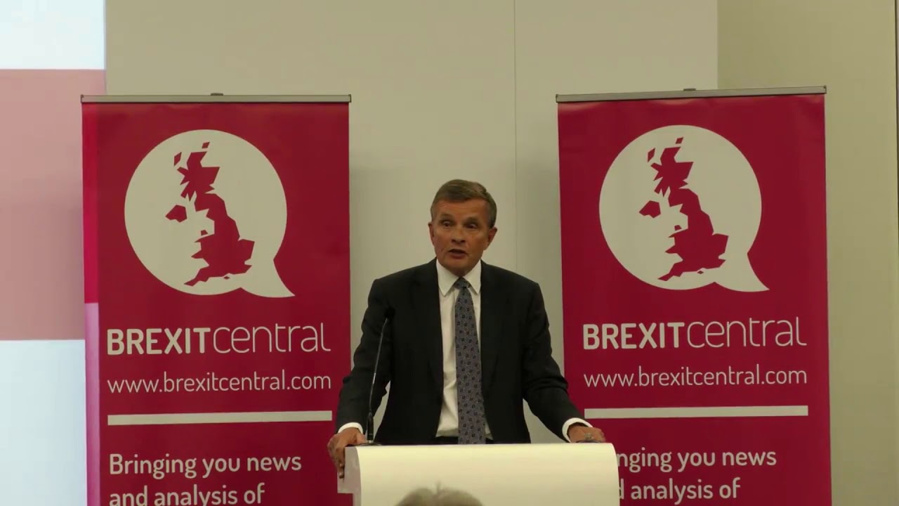 David Jones MP speaks at the BrexitCentral Conservative Party Conference Rally
