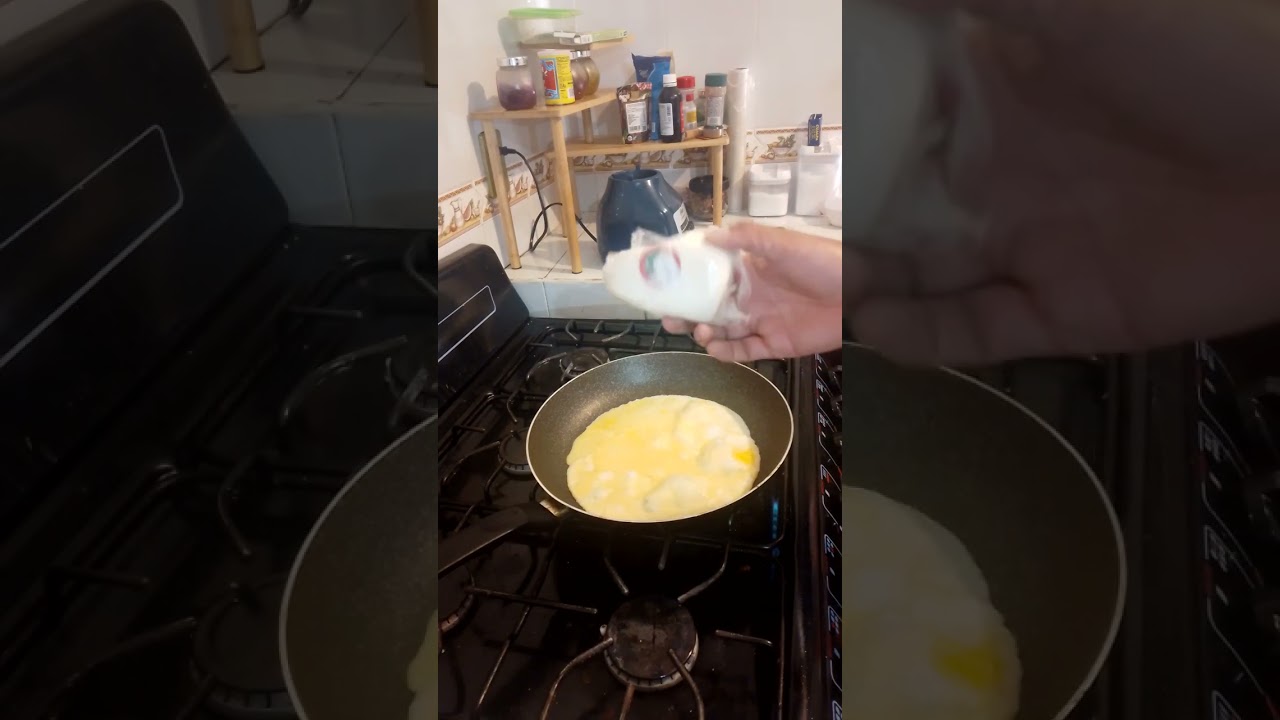 HOMELET ] Como hacer omelet de huevo con queso 