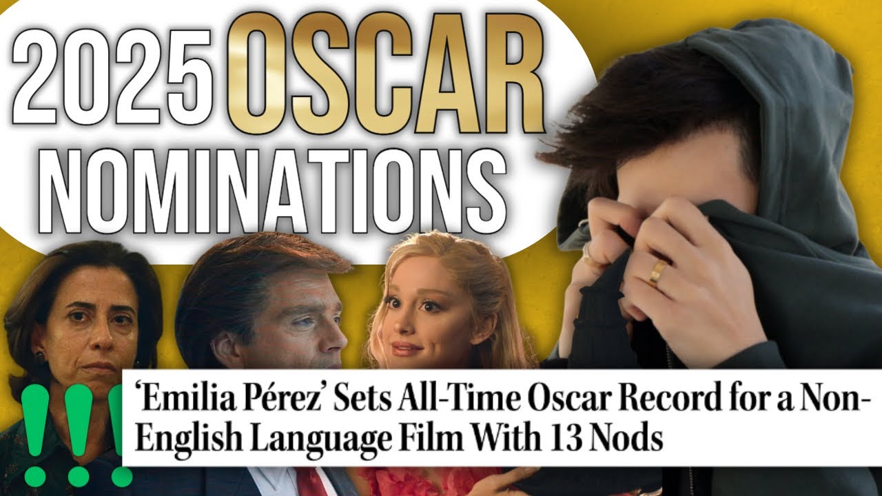 2025 OSCAR NOMINATIONS LIVE REACTION + GIVEAWAY (I HATE MYSELF)